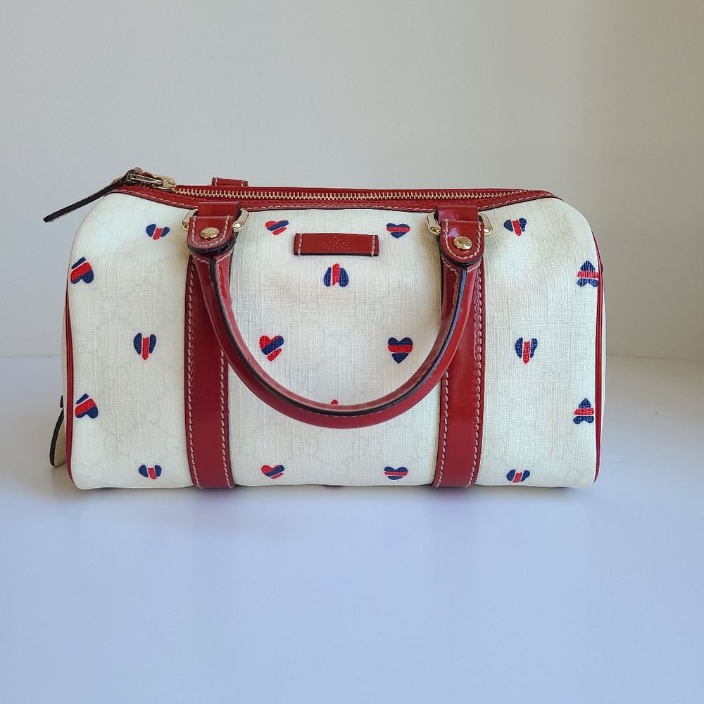 ❤️Gucci Hearts GG Mini Joy Boston Bag❤️ - Picture 2 of 13